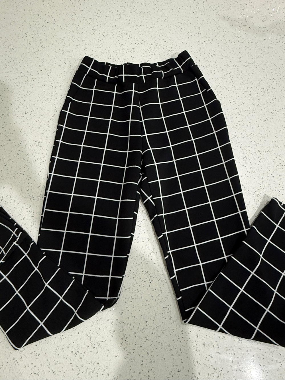 SHEIN Black and white pants